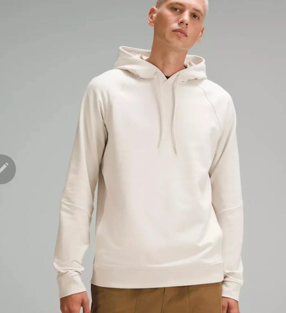 LULULEMON | Men's City Sweat Hooded Sweatshirt Bone Cream | Medium